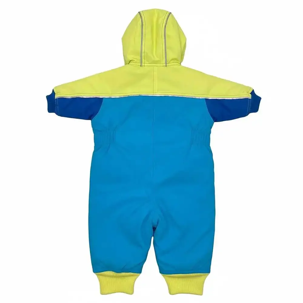 Hanna Andersson Baby Blue-Green Snow Suit Puffer Snowsuit | 3-6 Months